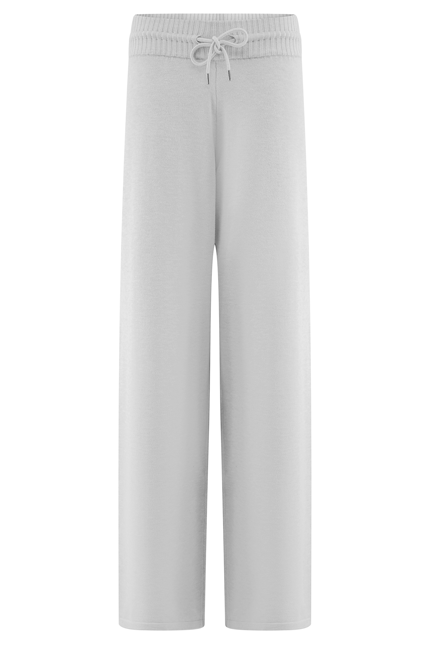 Natalya Knit Wide Leg Pants - Heather Grey Marle